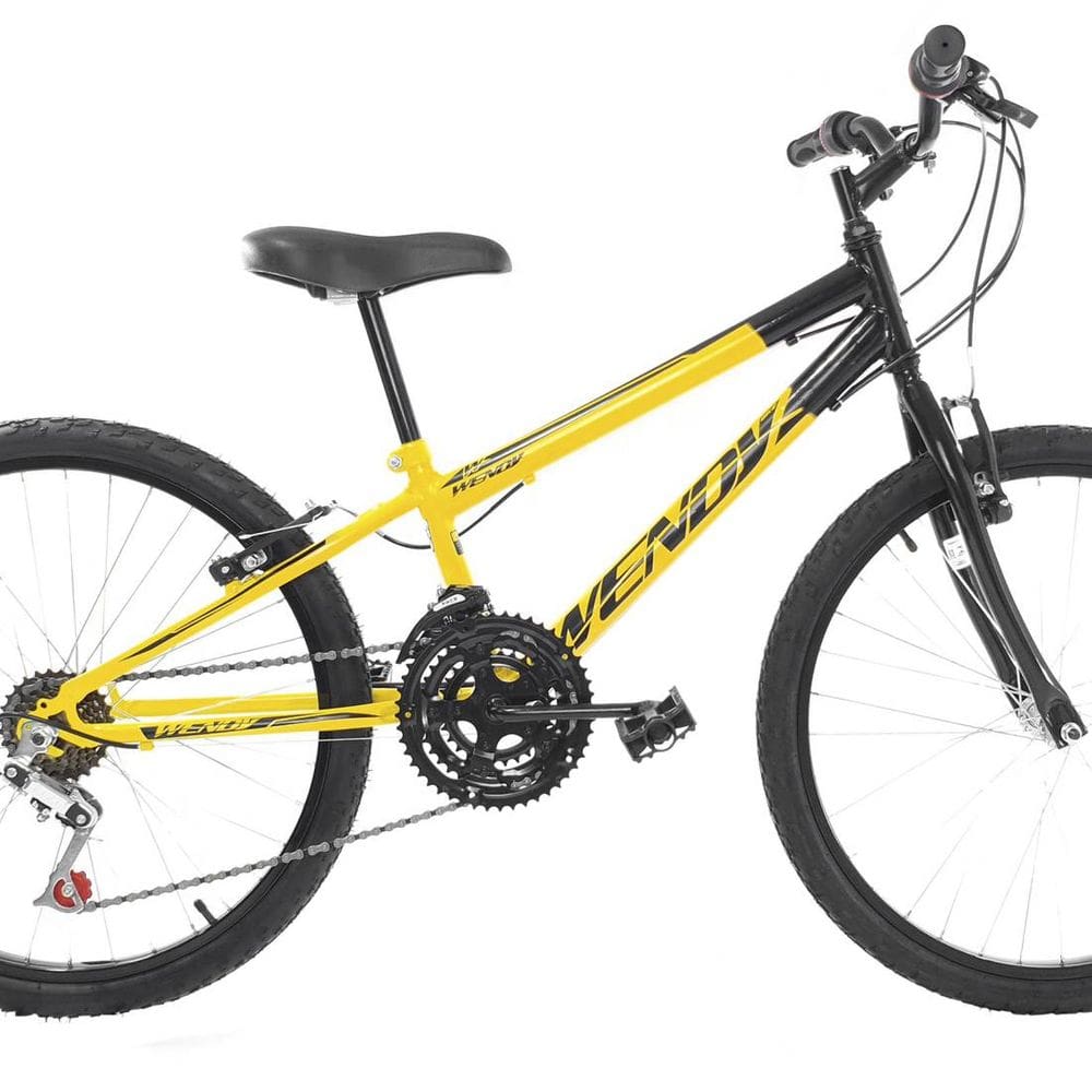 Bicicleta Aro 24 Masc Infantil Wendy Freio V-Brake 18 Marcha