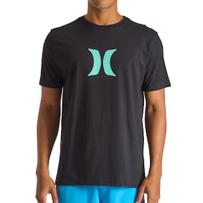 Camiseta Hurley Icon Oversize SM25 Masculina Preto