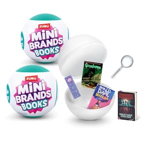 Livro em miniatura Mini Brands Books (pacote com 2) ZURU para crianças