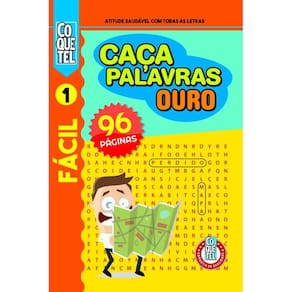 Livro Coquetel Caça-Palavras Ouro 1
