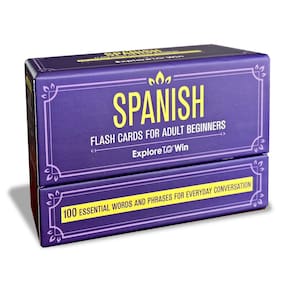 Flash Cards Explore para ganhar vocabulário de espanhol para adultos