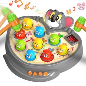 Toy HopeRock Mole-Tapping com spray, martelos para meninos de 2 a 4 anos