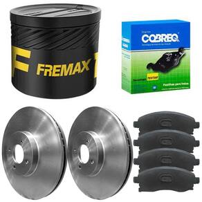 Kit Pastilha Disco Dianteiro Ventilado Stilo 1.8 2003 a 2011