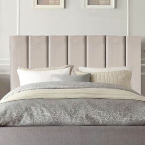 Cabeceira Estofada de Cama Casal 140 cm Eloá Suede E Frame