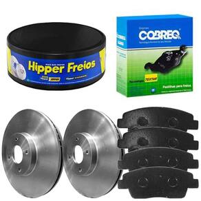 Kit Pastilha Disco Dianteiro Ventilado HB20 1.0 2012 a 2018