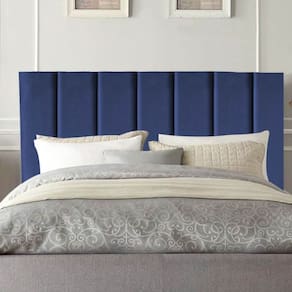 Cabeceira Estofada de Cama Casal 140 cm Eloá Veludo E Frame