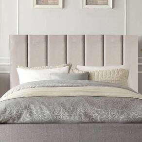 Cabeceira Estofada Cama Solteiro 90 cm Luna Veludo E Frame