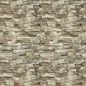 Papel Parede Pedras Tijolos Mármores Claro Adesivo Lavavel