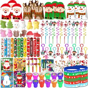 Lembrancinhas de festa de Natal PLOUGVI 316 unidades para crianças com presente artesanal