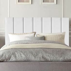 Cabeceira Estofada Cama Solteiro 90 cm Luna Corino E Frame