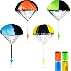 Brinquedo de paraquedas PGXT Tangle Free Throwing Army para crianças
