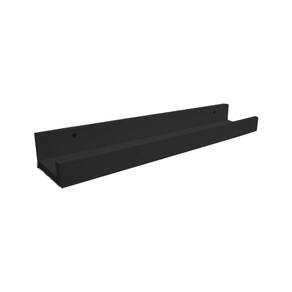 Prateleira Tempero Simples 45 Cm Preto Em Mdf [f031]