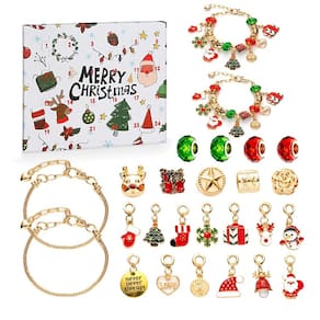 Pulseira do Calendário do Advento GSRLOD Christmas 2024 para menina adolescente