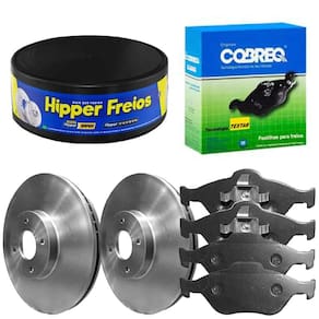 Kit Pastilha Disco Dianteiro Ventilado EcoSport 2009 a 2011