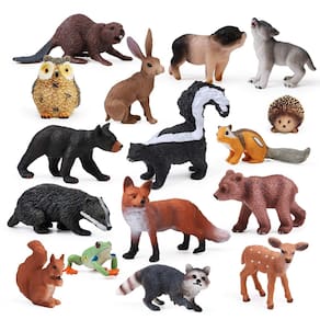 Bonecos de brinquedo UANDME Forest Animals Babies 16 unidades para crianças