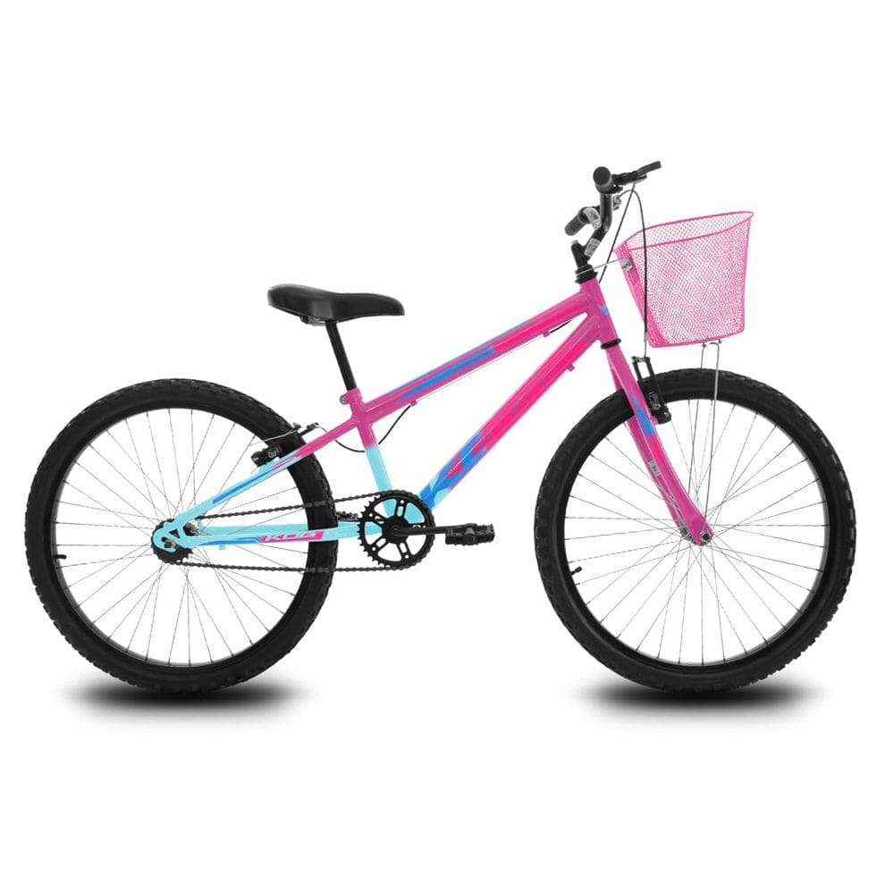 Bicicleta Infantil Aro 24 KOG Feminina com Cestinha
