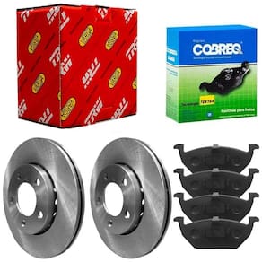 Kit Pastilha Disco Dianteiro Ventilado Golf 99 a 2002 TRW