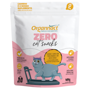 Suplemento Zero Cat Snacks para Gatos 40g - Organnact