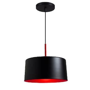 Pendente Large Bilboque Preto / Vermelho As Luminárias