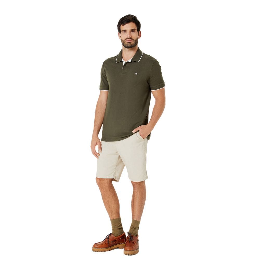 Bermuda Hering Básica Masculina Chino Bege