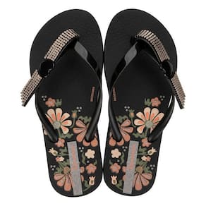 Chinelo Meninas Ipanema Belle Florido Strass Casual 27157