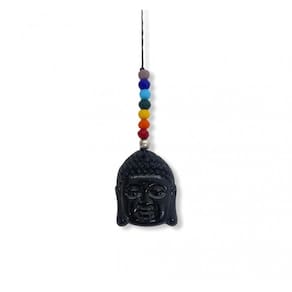 Buda Feng Shui 7 Contas Color para Pendurar - Escolha a Cor