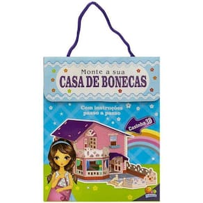 Casinha 3D: Monte a Sua Casa de Bonecas