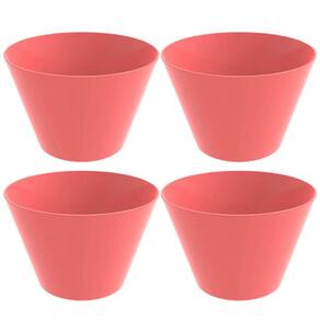 4 Potes Balde para Pipoca 3,8L Plástico Resistente Crippa Pi