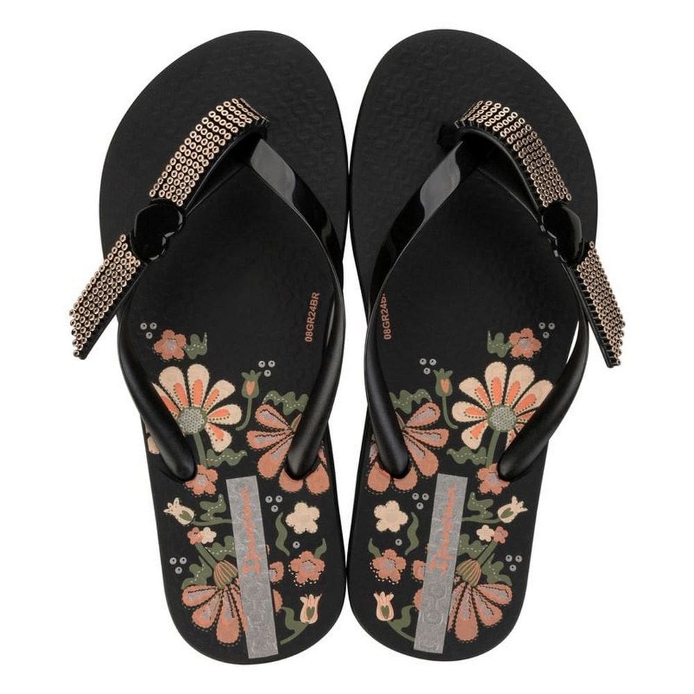 Chinelo Meninas Ipanema Belle Florido Strass Casual 27157