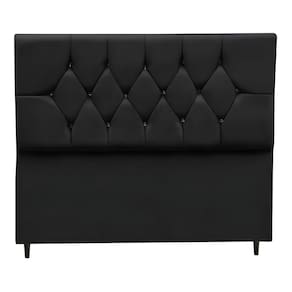 Cabeceira Estofada Cama Box Solteirão 100 cm Suede Dubai