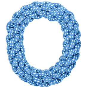 Brinquedo Mordedor Argola de Corda Para Cães Rope Tire Pneu Chalesco 16cm