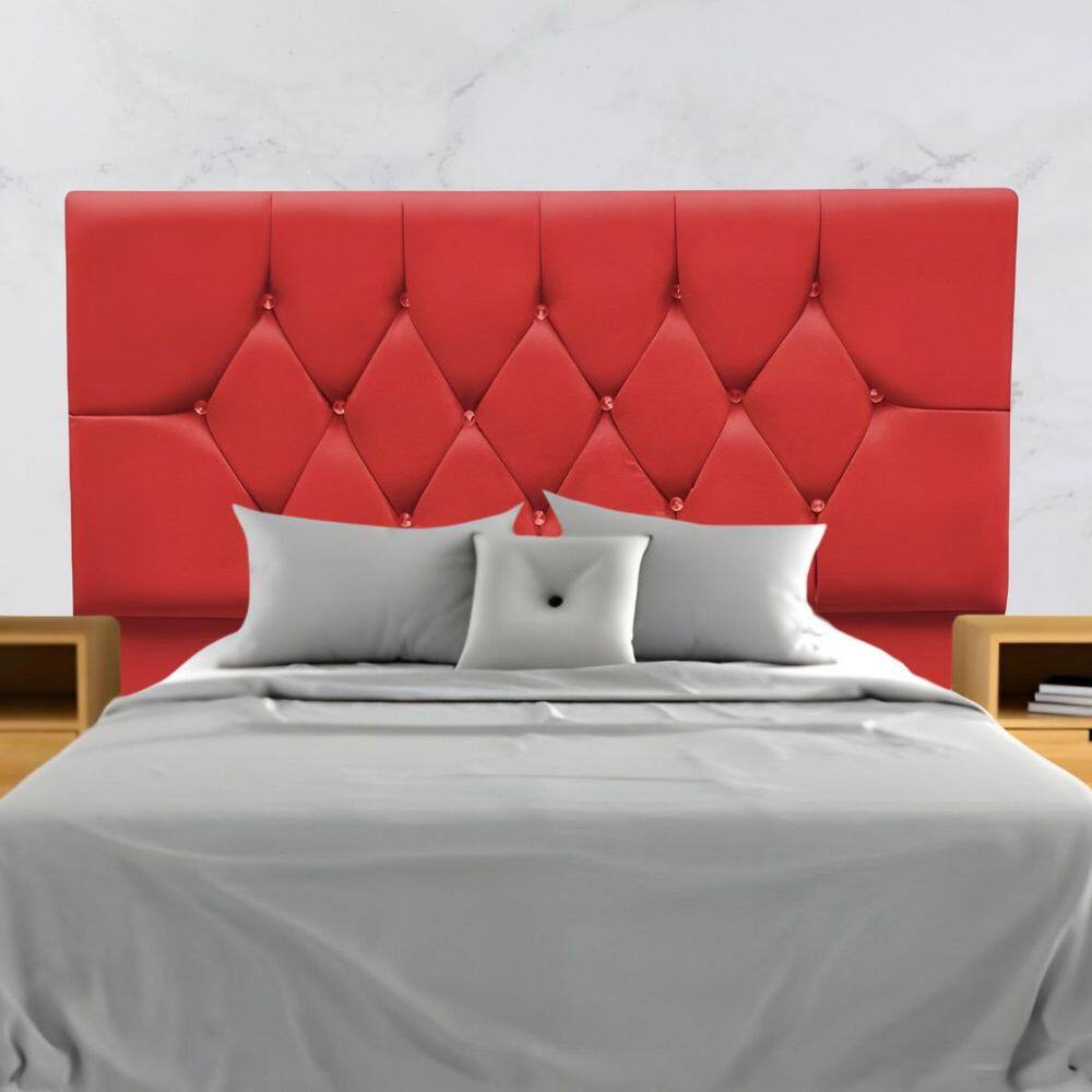 Cabeceira Para Cama Box Estofada King 195 cm Suede Madri