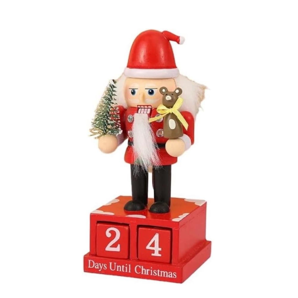 Enfeite de Natal Calendário de Mesa Natalino Contagem Decorativo