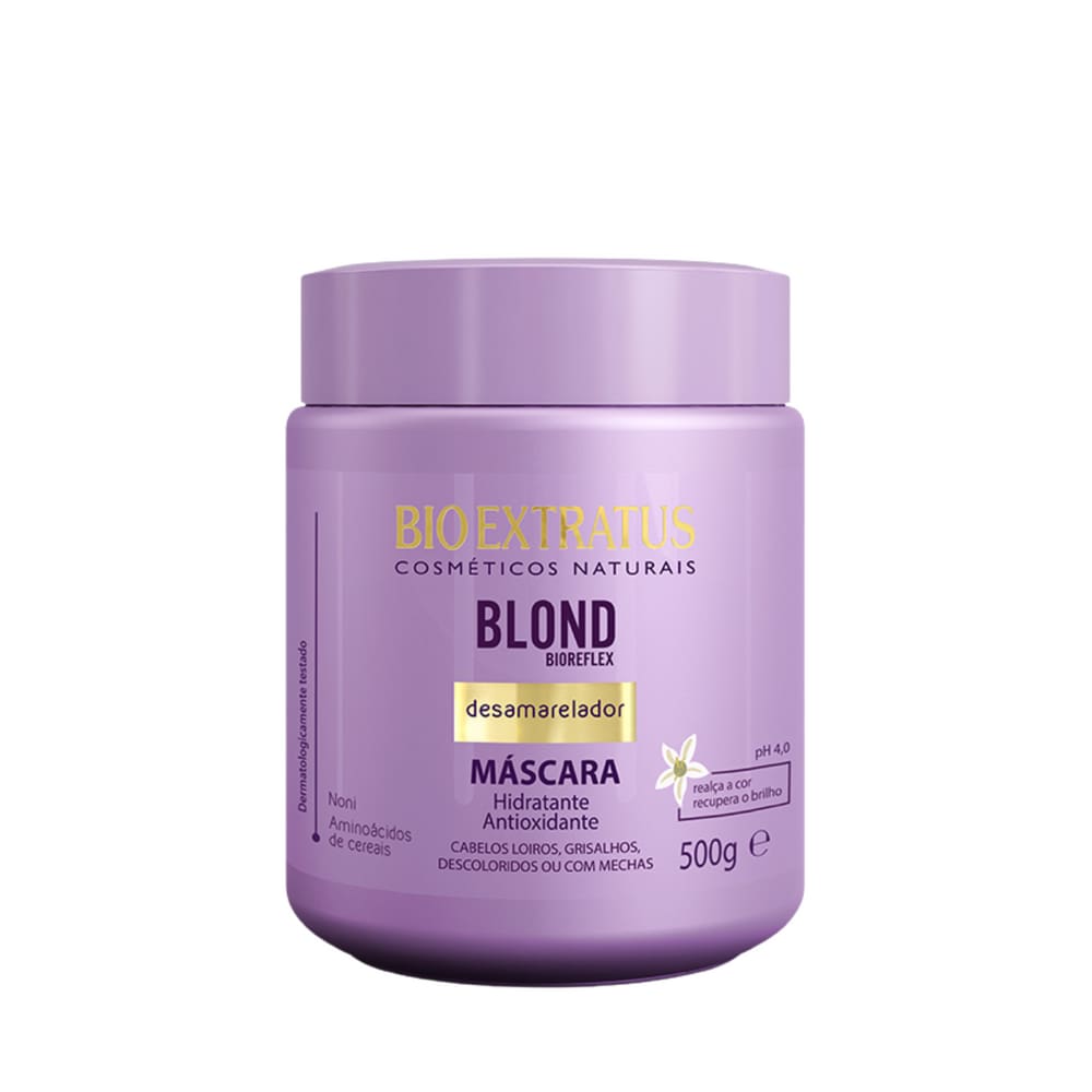 Mascara Bio Extratus Blond Desamarelador 500g