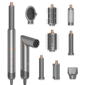 Conjunto de escovas para secador de cabelo Dryship 8 em 1 Air Styler Ionic Foldabl