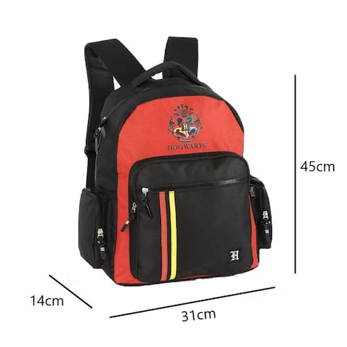Mochila Escolar Juvenil Harry Potter Hogwarts Casas Bahia