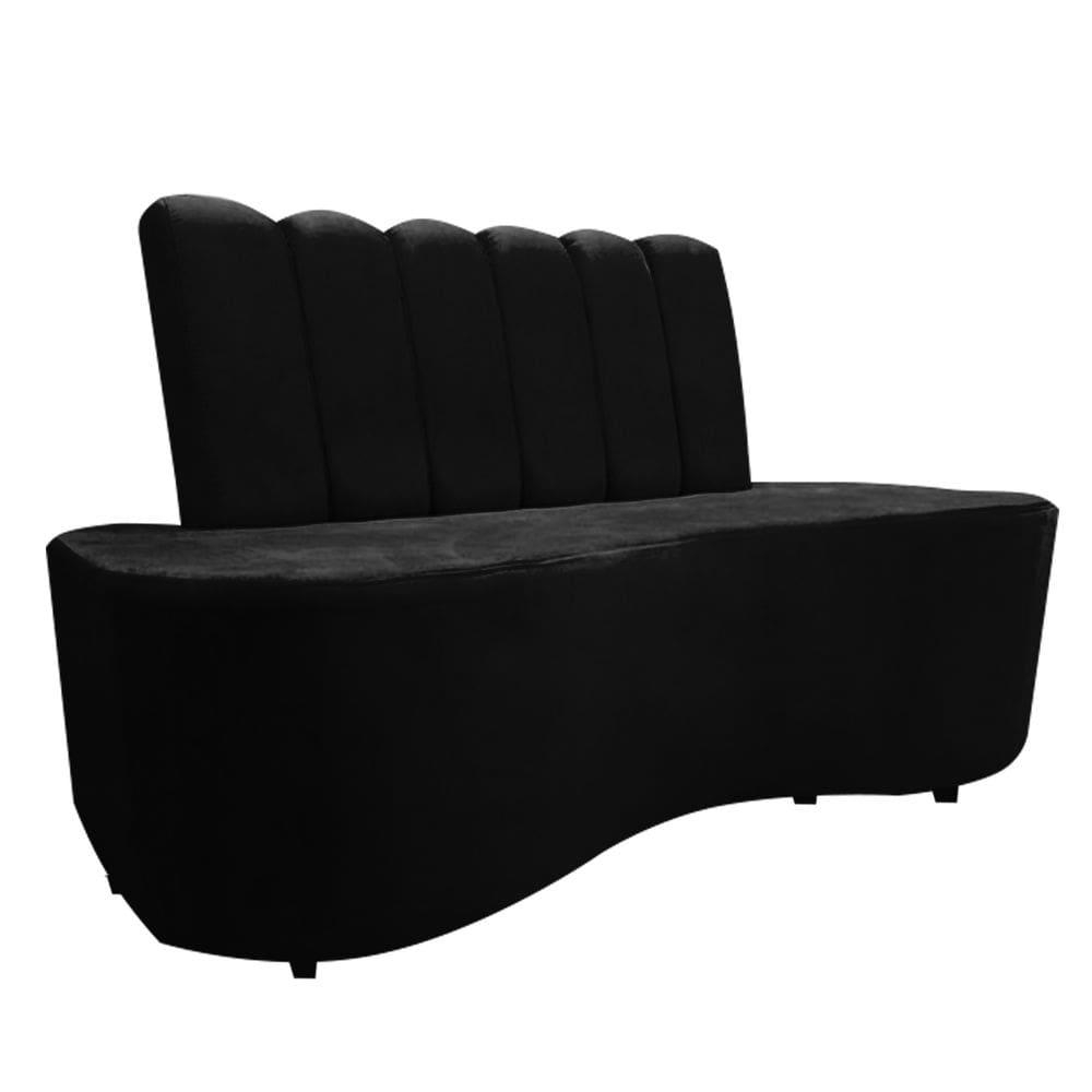 Sofa Curvo Feijão Organico Lisboa Preto