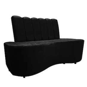 Sofa Curvo Feijão Organico Lisboa Preto