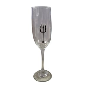 Taça Tridente Champagne Cristal Imperatriz 190ml