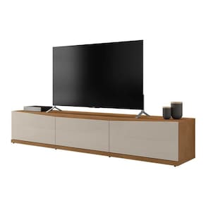 Rack Para Sala Tv Eros 180 Com 2 Portas E 1 Gaveta Cedro/off White Cedro/off White
