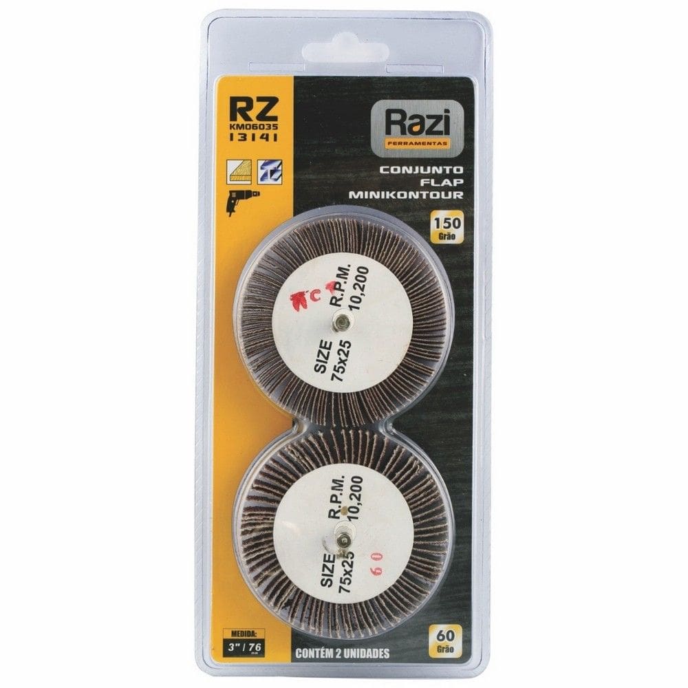 Flap Minikontour Kit 02 Pecas 150/60 Razi Rz-Km06035