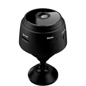Mini Câmera de Segurança HD A9, Wi-Fi 1080P HD, Grava em Cartão de Memória, Visão Noturna, Preto