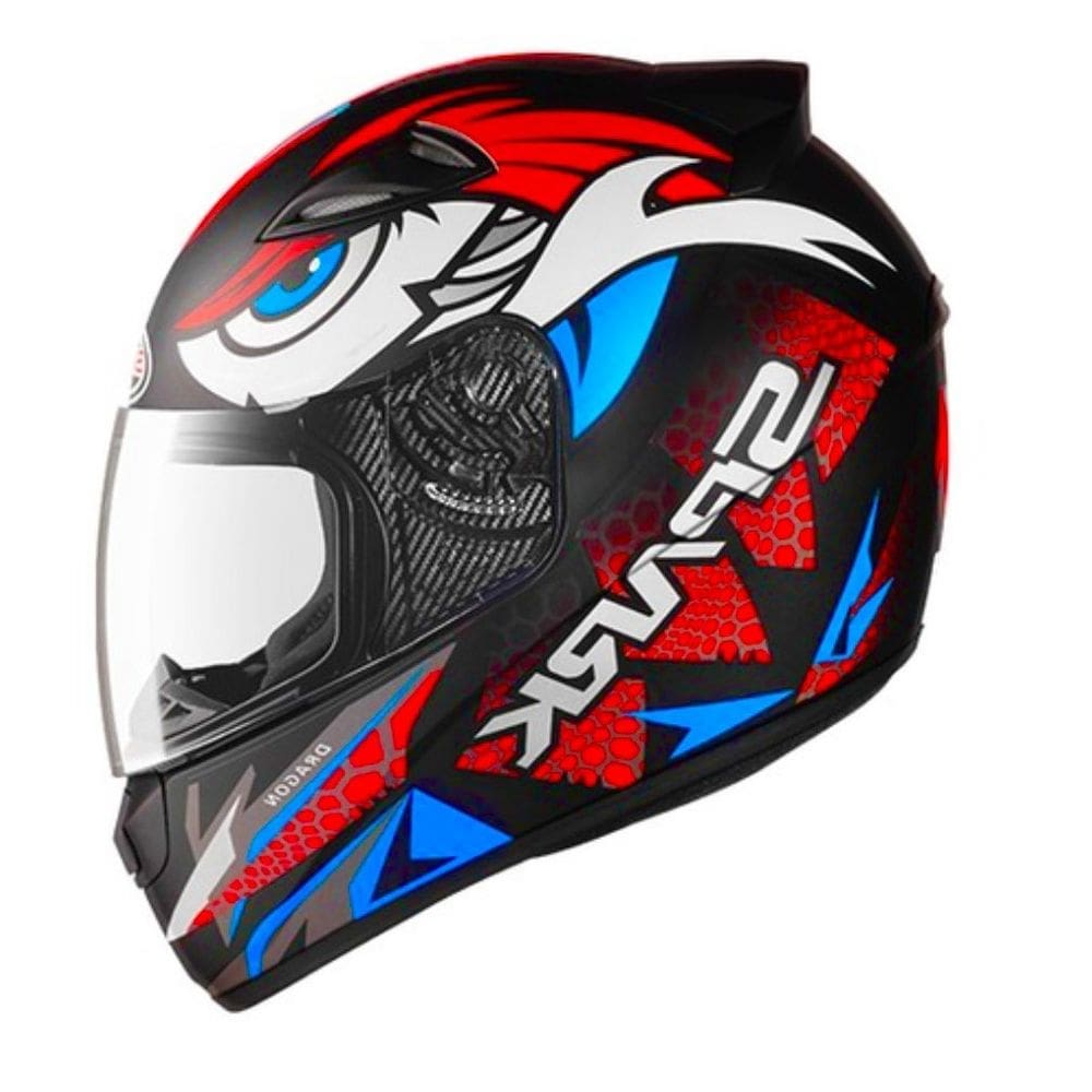 Capacete Ebf New Spark Dragon Laranja