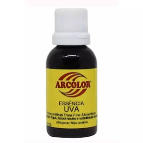 Essência Comestível Artificial 30ml Arcolor Uva