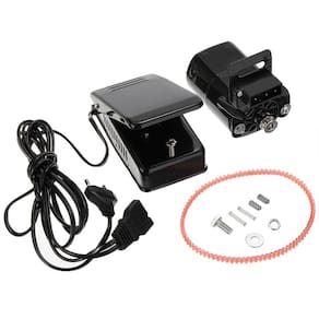Motor Doméstico Preto com Pedal acelerador 110v-100W,7000RPM
