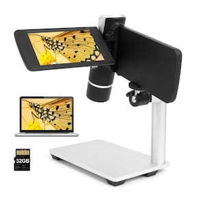 Microscópio digital Andonstar AD203 2MP HD 1080FHD com suporte