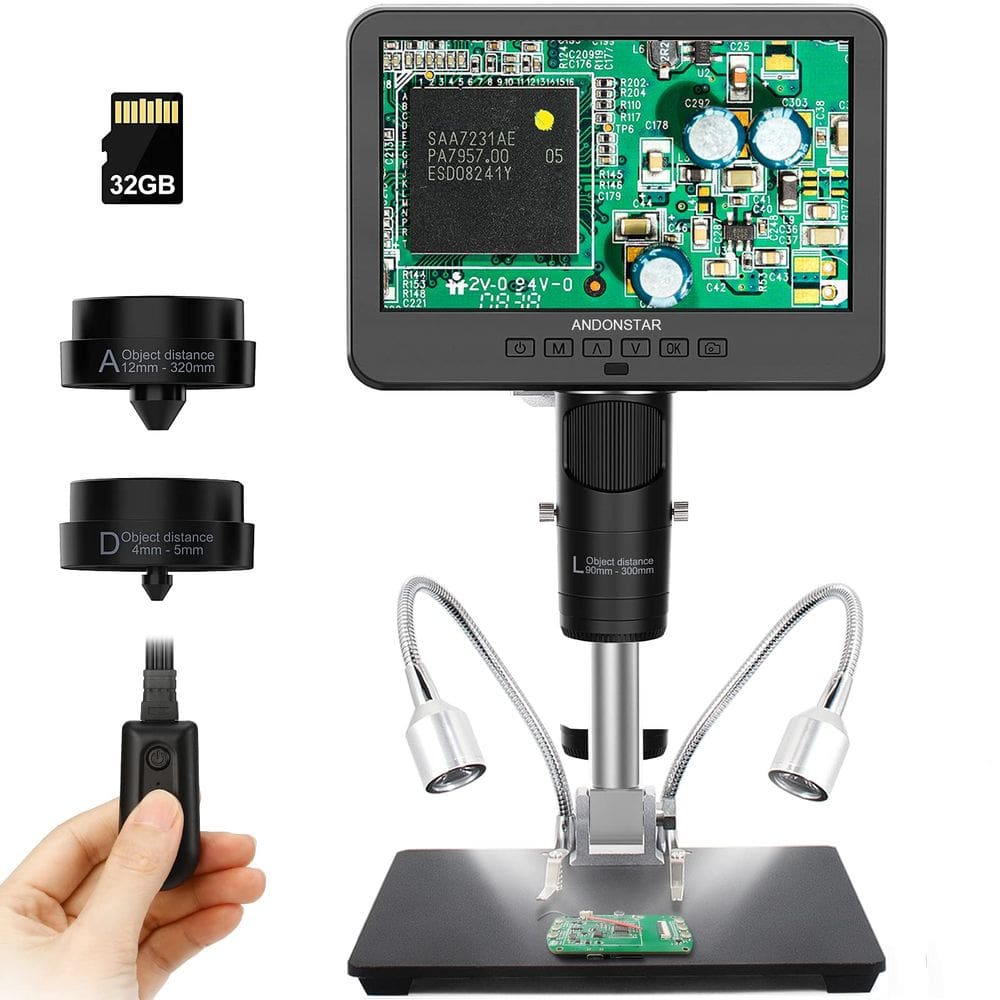 Microscópio digital Andonstar AD246-M 1080P FHD 500x