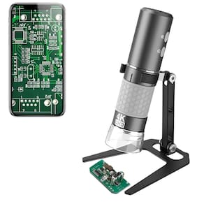 Microscópio portátil digital WiFi USB Jusion 4K 50-1000x