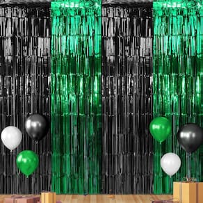 Cortina com franjas, decorações de fundo, Zachely Graduation, pacote com 6