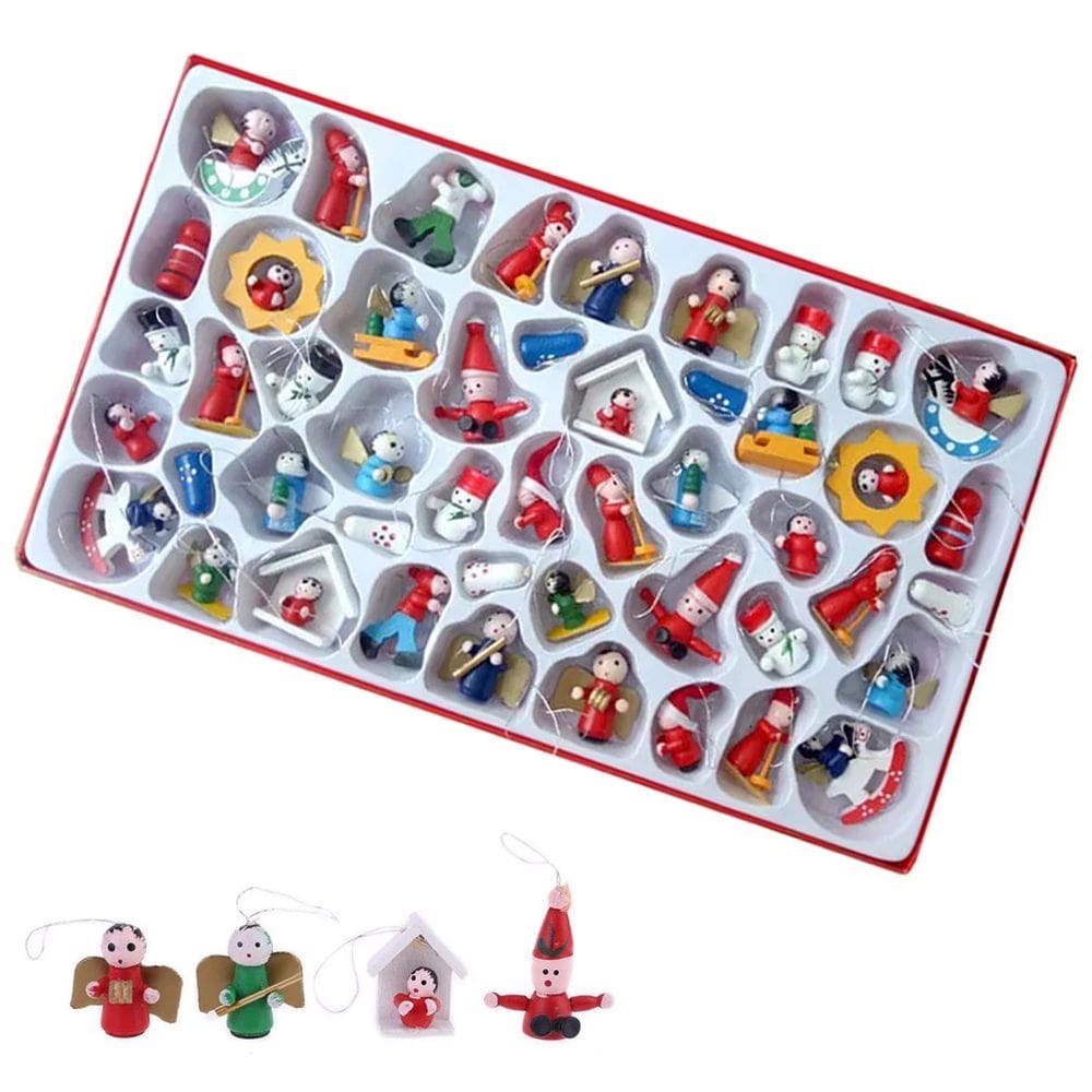 Enfeite de Natal Natalino Madeira Arvore Ornamentaçao Pingente Decoraçao Boneco Fim de Ano Festa Evento Celebraçao Reuniao